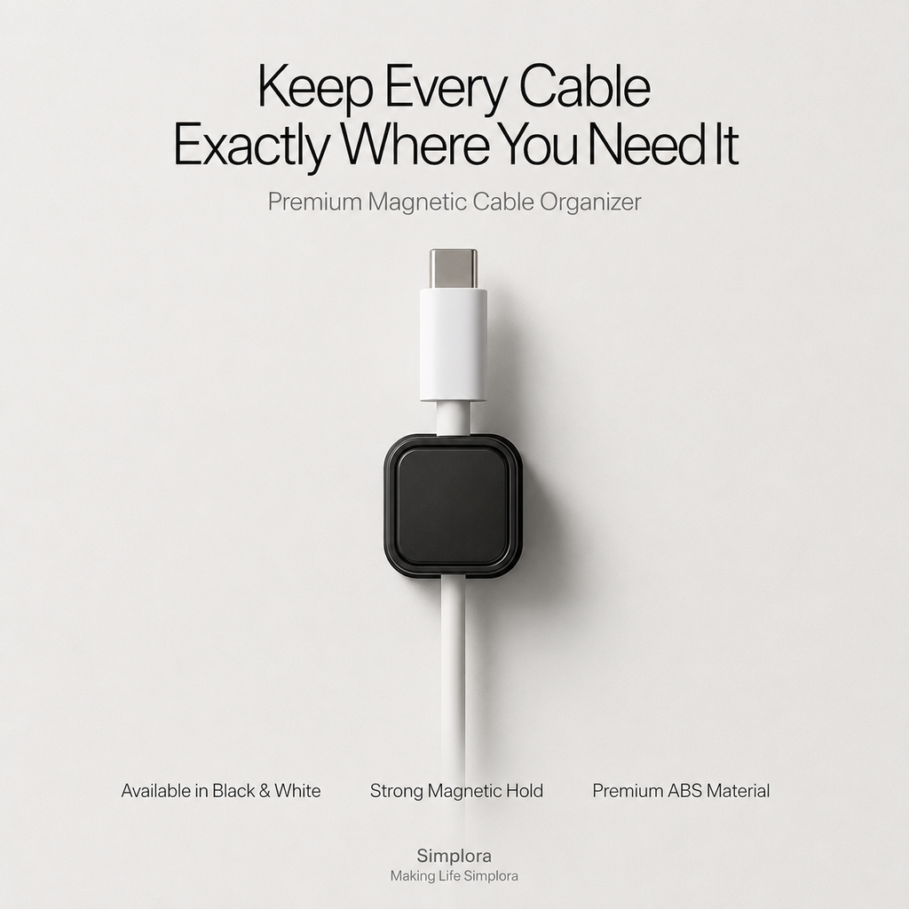 SIMPLORA™ Magnetic Cable Organizer